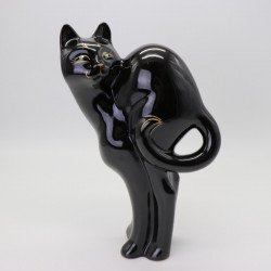 Копилка кошка чёрная 7.5x33 - увеличить